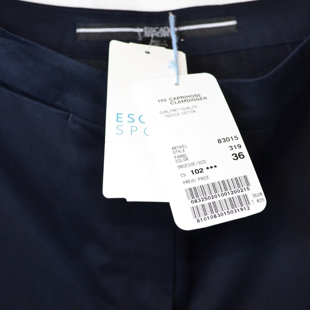 Escada Sport Clamdigger Bermuda Shorts Blue Size 36 (US Small - 6) - Picture 5 of 6